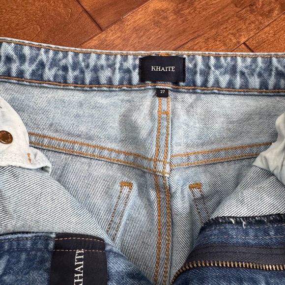 Khaite “Daria” Jeans | Size 27 | 100% Cotton | Raw Hem (Extra Fabric Included) - Picture 8 of 9